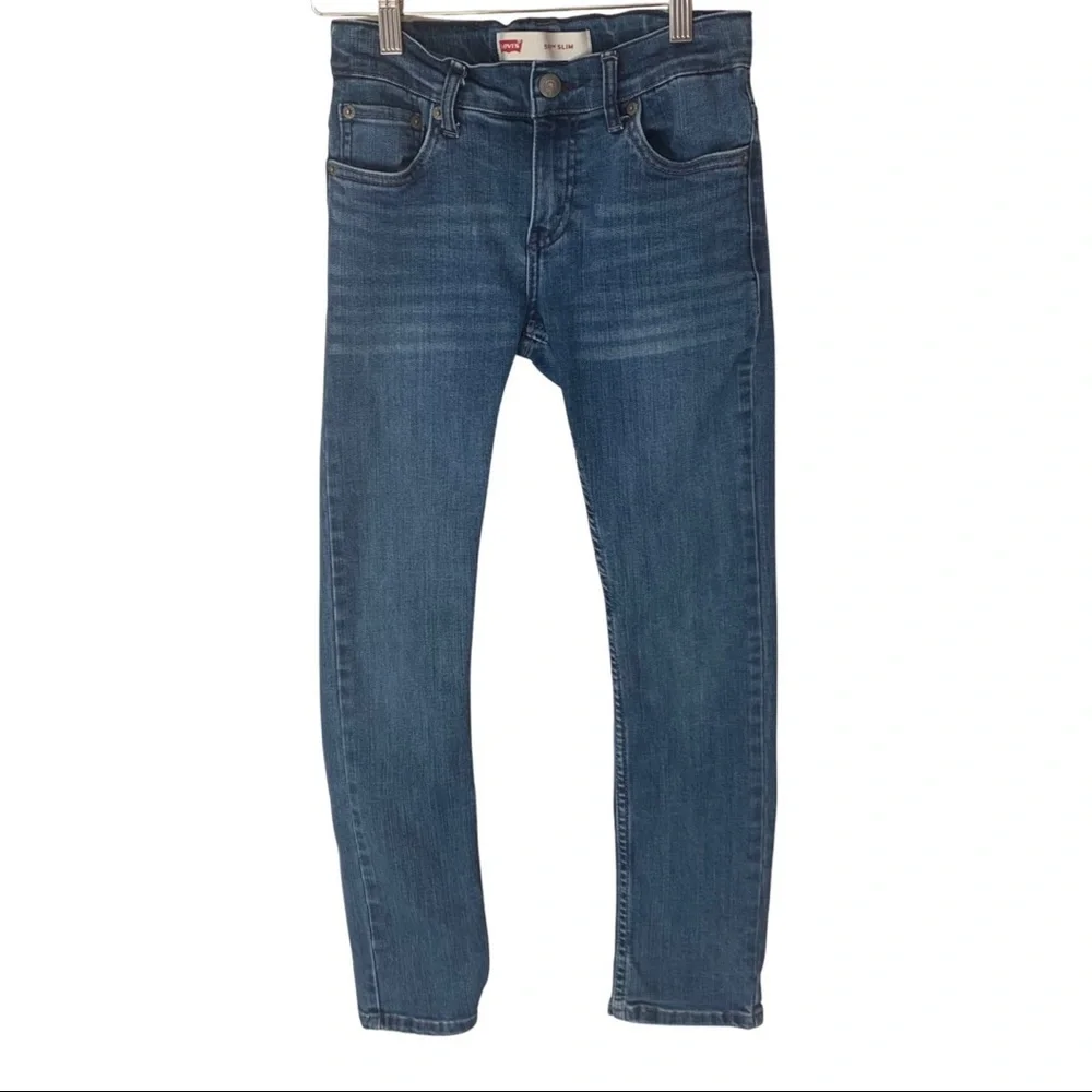LEVI’S 511 Boys Slim Stretch Straight Leg Jeans Denim Size 10
